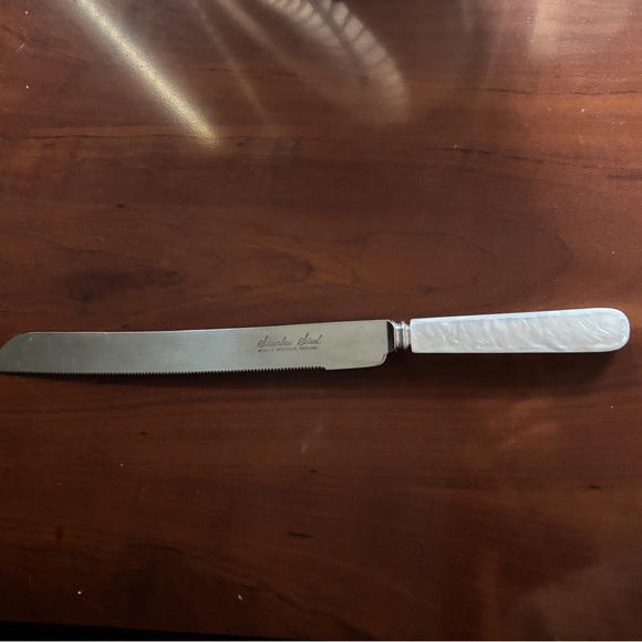 Vintage Bread Wedding Cake Knife - Picture 8 of 9